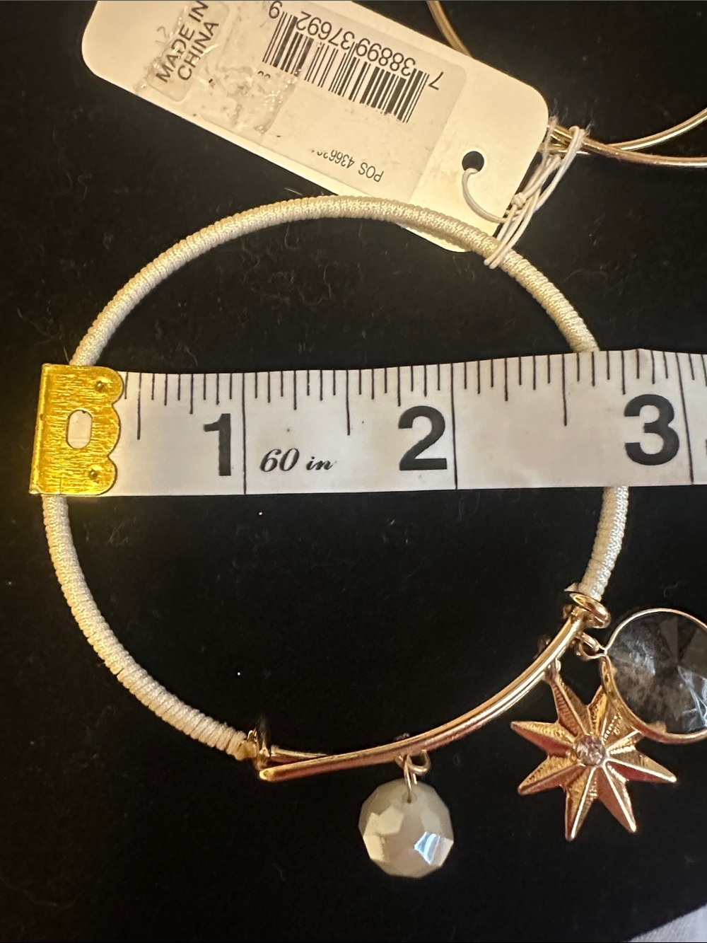 Kelly & Katie 3pc Gold-Tone Stackable Bracelets with Charms - Picture 8 of 10